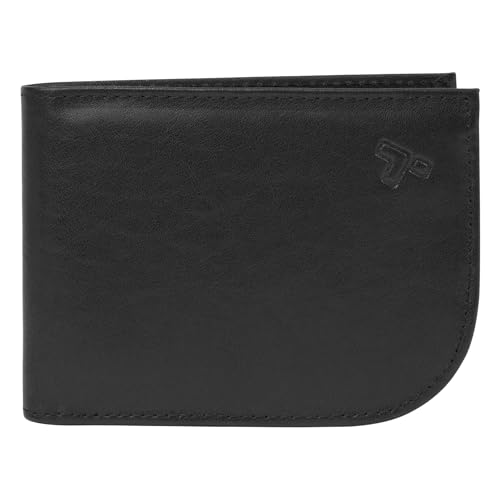 Travelon Safe ID Leder Fronttasche Geldbörse, schwarz, Einheitsgröße, Safe ID Leder Fronttasche Geldbörse von Travelon