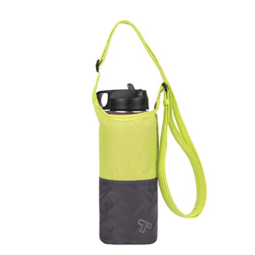 Travelon Packbare Wasserflasche Tragetasche, Limetten/Grau (Grün) - 43441-410 von Travelon