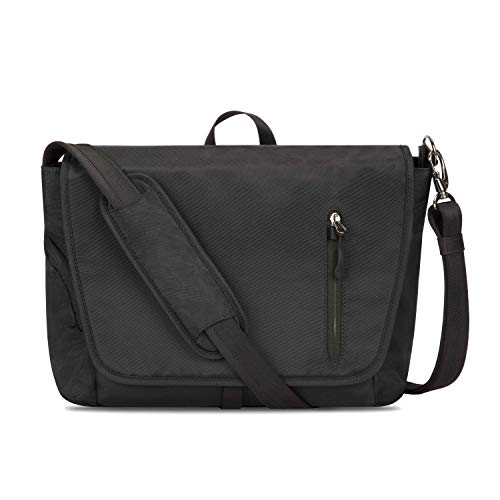 Travelon Unisex Urban Messenger Bag, Schwarz, Einheitsgröße, Rucksack von Travelon