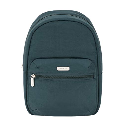 Travelon: Essentials Diebstahlschutz-Rucksack, Pfau, Einheitsgröße, Kleiner Rucksack von Travelon