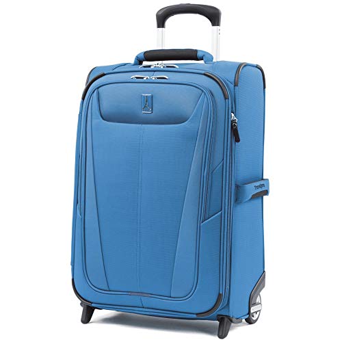 Travelpro Maxlite 5-Softside Leichtes, erweiterbares Gepäck, azurblau, Carry-on 22-Inch, Maxlite 5 Softside, leicht, erweiterbar von Travelpro