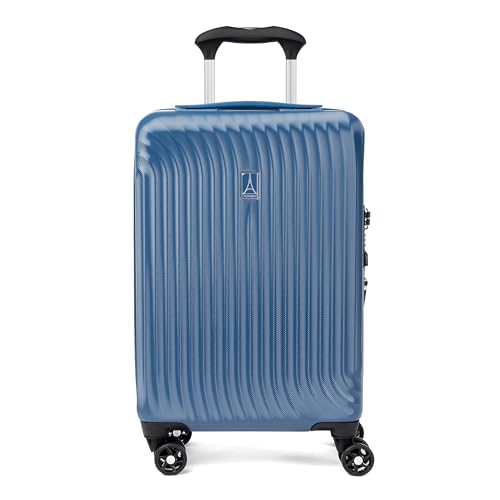 Travelpro Maxlite Air Hardside erweiterbares Handgepäck, 8 Spinnerräder, Leichter Hartschalen-Koffer aus Polycarbonat, Ensign Blue, kompaktes Handgepäck 51 cm von Travelpro