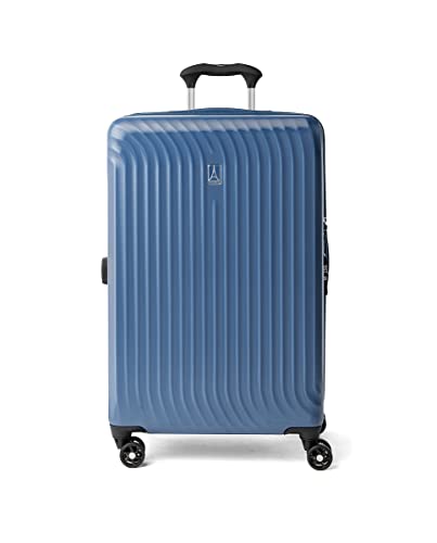 Travelpro Maxlite Air Rechnungskoffer, robust und widerstandsfähig, Reisemittel, Flugzeug, Blau, 5 Jahre Garantie (Check-in M (70x28x44), Blau) von Travelpro