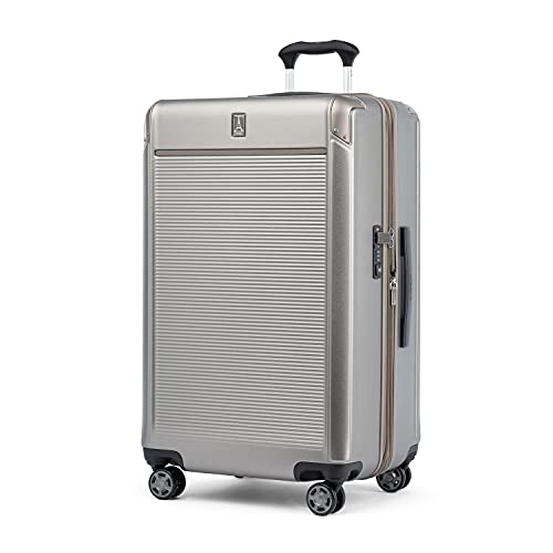 Travelpro Platinum Elite Check-in Hartschalenkoffer 4 Rollen 76x46x34cm, starr, erweiterbar, 108 Liter Farbe Metallisch Sand 10 Jahre Garantie von Travelpro
