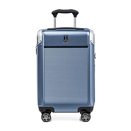 Travelpro Platinum Elite Hardside erweiterbares Spinner-Gepäck, Dunkelhimmelblau, Handgepäck, 53,3 cm, Dunkelblau, Carry-On 21-Inch, Platinum Elite Hartschalen-Koffer, erweiterbar von Travelpro