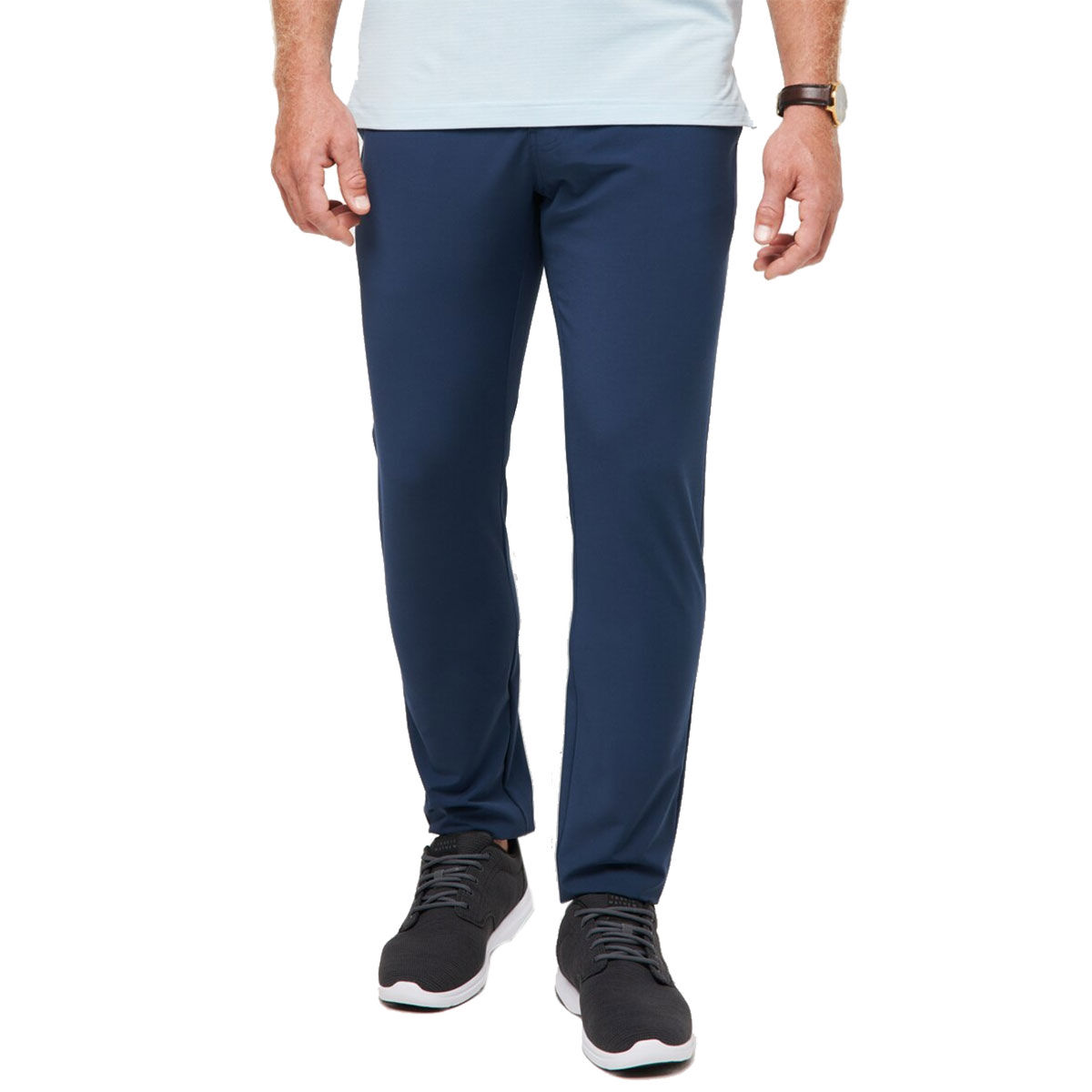 Travis Mathew TravisMathew Men's OTC Tech Chino Golf Trousers, Mens, Dress blues, 34, Regular | American Golf von Travis Mathew