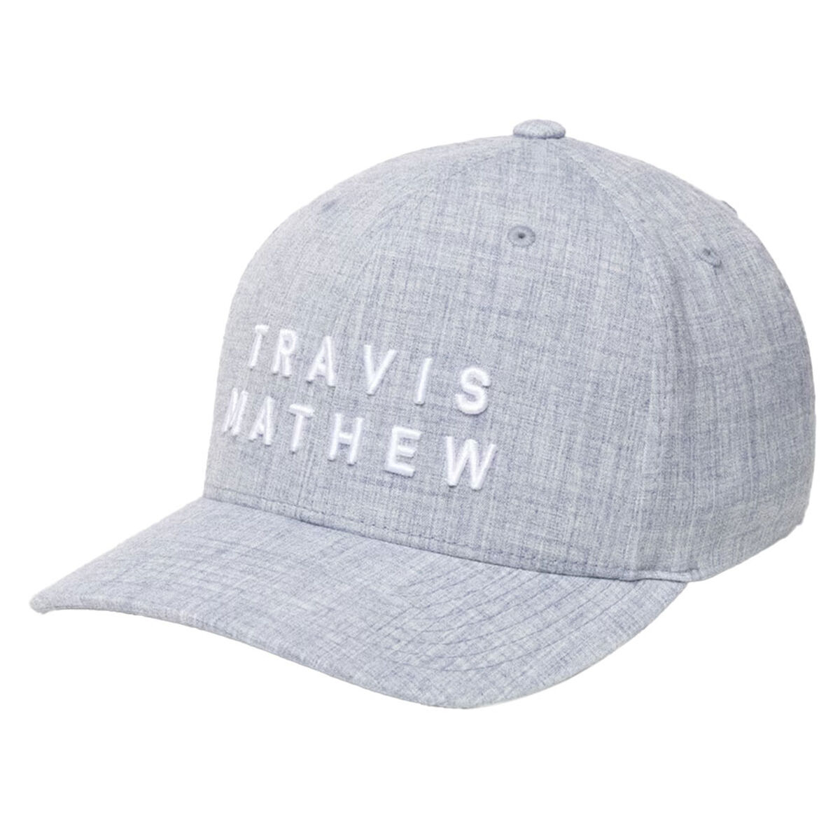 Travis Mathew TravisMathew Men's Rockdale Snapback Golf Cap, Mens, Heathered blue, One size | American Golf von Travis Mathew