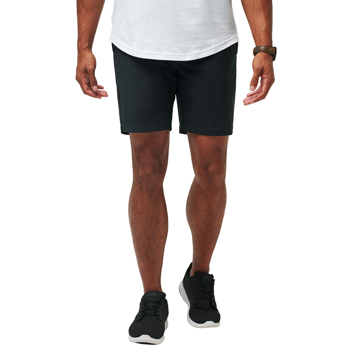 Travis Mathew TravisMathew Men's Tech Chino Golf Shorts, Mens, Black, 36 | American Golf von Travis Mathew