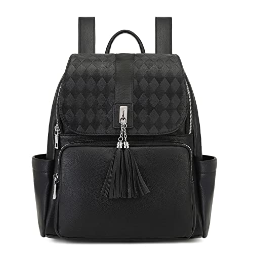 Travistar Rucksack Damen Klein Elegant - Casual Lederrucksack Wasserdicht Cityrucksack Modern Reiserucksack Schulrucksack Arbeitsrucksack Daypack Mode für Frauen von Travistar