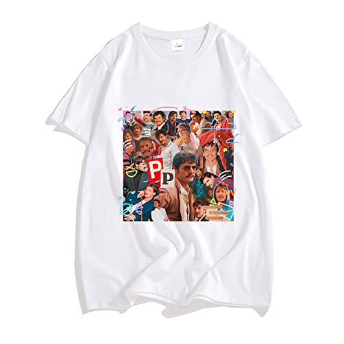 Trconk T-Shirts Pedro Pascal Originalität Neutral Baumwolle T-Shirts Männer Frauen Persönlichkeiten Manga Grafik Ästhetisch T-Shirts Kurze Ärmel Oberteile-Black||XXS von Trconk