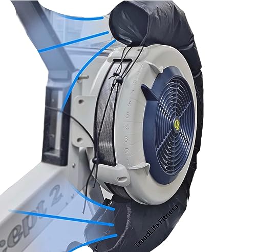 TreadLife Fitness Rower Fan Bag (Airflow Guide Cooling Cover) Ersatz für Concept 2 Rudergeräte-Modelle: C, D, & E von TreadLife Fitness