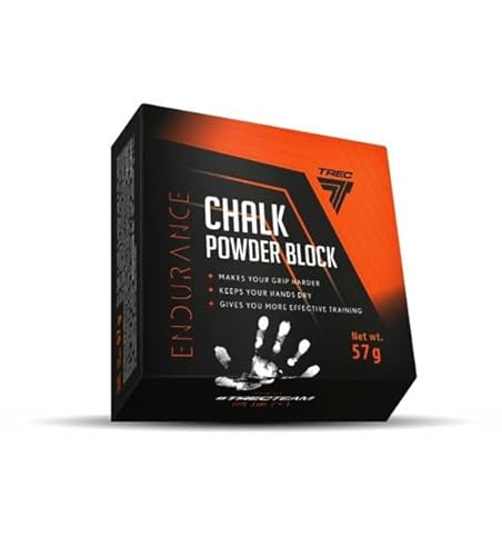 Trec Nutrition - Chalk Powder Block - Magnesia in einem Würfel - Härterer Griff - Trockene Hände - 57g von Trec Nutrition