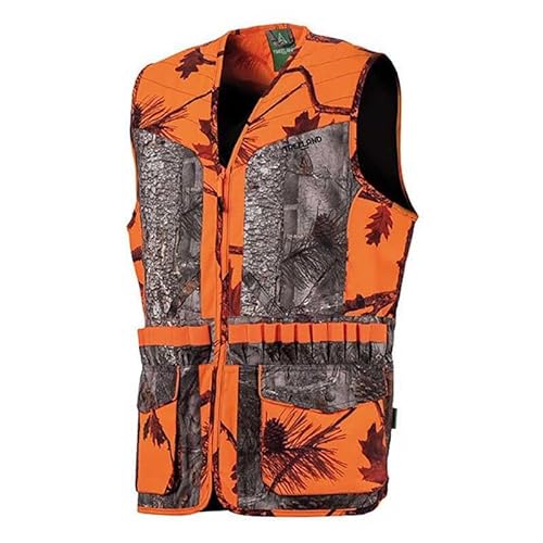 Treeland Weste Camo Orange/Forest Kaliber 20 T600CAL20 (4XL) von Treeland