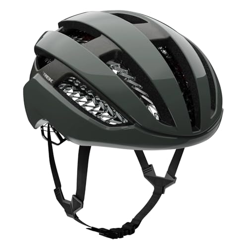 Trek Bontrager Circuit WaveCel Rennrad Fahrrad Helm Olive grün/schwarz 2024: Größe: M (54-60cm) von Trek