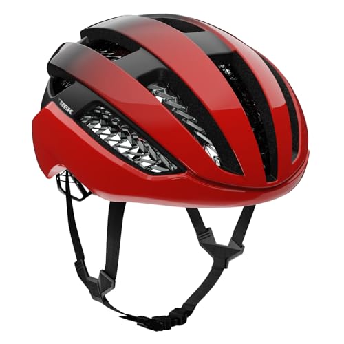 Trek Bontrager Circuit WaveCel Rennrad Fahrrad Helm rot/schwarz 2024: Größe: L (58-63cm) von Trek