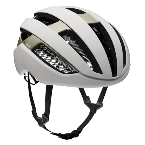 Trek Bontrager Circuit WaveCel Rennrad Fahrrad Helm weiß/braun 2024: Größe: M (54-60cm) von Trek
