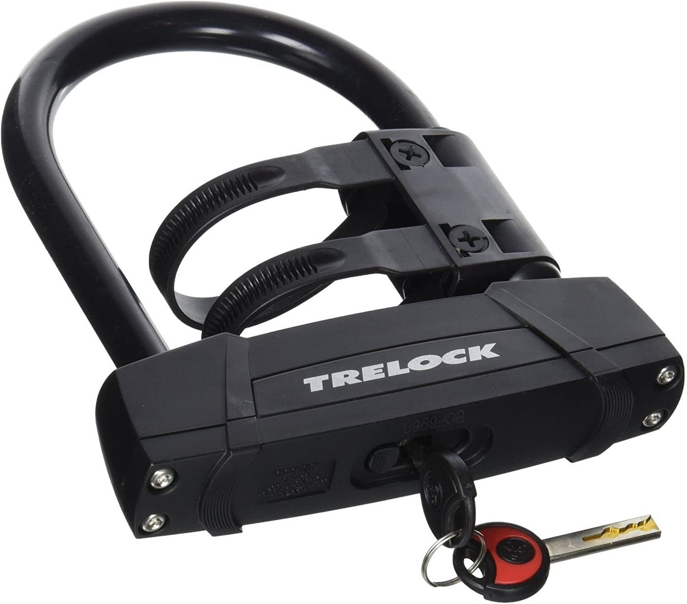 Trelock Bügelschloss BS 650 / 108-140 ZB 401 (mit Halterung) von Trelock