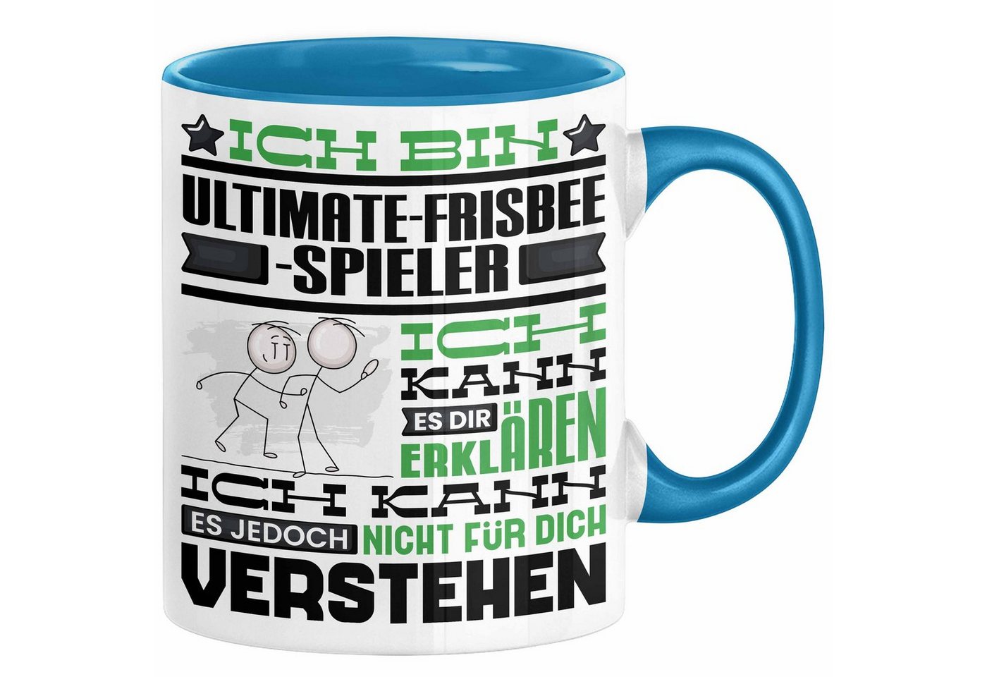 Trendation Tasse Ultimate-Frisbee-Spieler Geschenk Kaffee-Tasse Geschenkidee für Ultima von Trendation