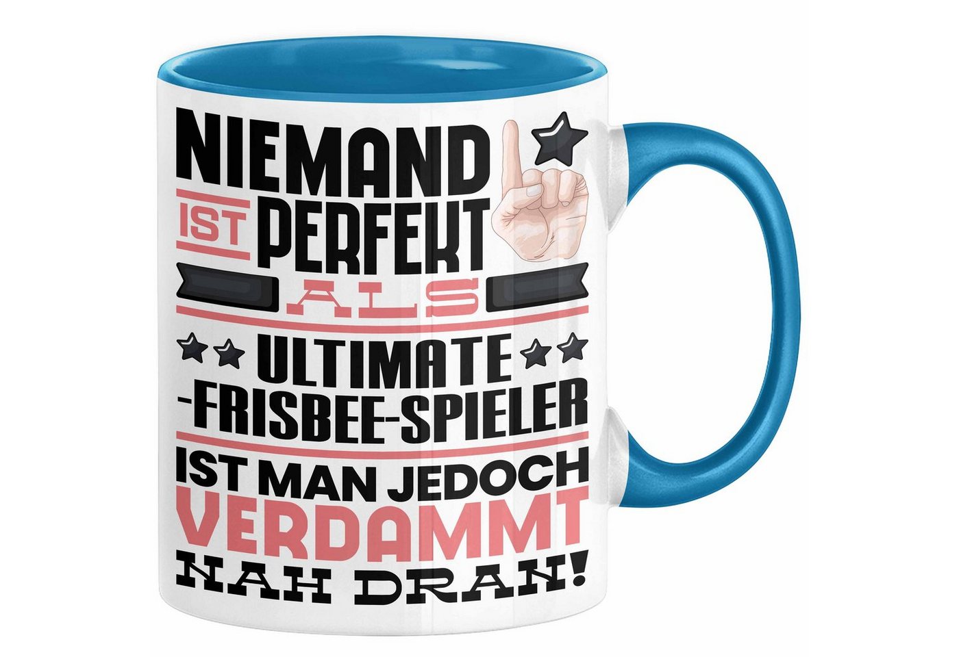 Trendation Tasse Ultimate-Frisbee-Spieler Geschenk Tasse Lustige Geschenkidee für Ultim von Trendation