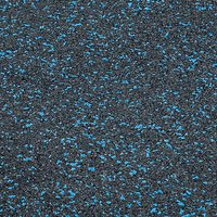 TRENDY SPORT Bodenmatte Rubber Flooring Segura 1000 schwarz/blau 1,5 cm von TRENDY SPORT