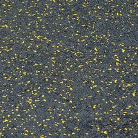 TRENDY SPORT Bodenmatte Rubber Flooring Segura 1000 schwarz/gelb 1,5 cm von TRENDY SPORT