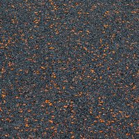TRENDY SPORT Bodenmatte Rubber Flooring Segura 1000 schwarz/orange 1,5 cm von TRENDY SPORT