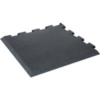 TRENDY SPORT Bodenmatte Rubber Flooring Segura black 1000 Eckstück schwarz 1,0 cm von TRENDY SPORT