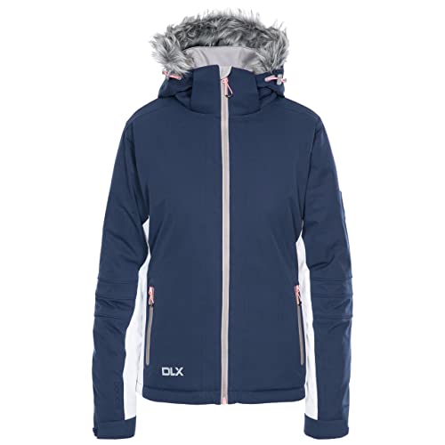 DLX Trespass Damen Warme Wasser und Winddichte Skijacke SANDRINE, Navy, M, FAJKSKTR0002_NA1M von Trespass