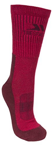 Trespass Bayton, Cerise, 6/9, Warme Socken für Damen, 39-42, Rosa / Pink von Trespass