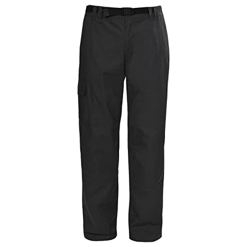Trespass Clifton, Black, L, Schnelltrocknende Hose mit UV-Schutz für Herren, Large, Schwarz von Trespass