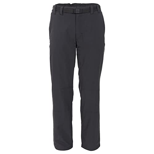 Trespass Clifton All Season, Black, XL, Wasserdichte Hose mit UV-Schutz, 6 Taschen für Herren, X-Large, Schwarz von Trespass