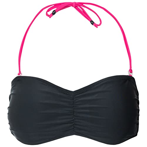 Trespass Damen Bikini Top mit herausnehmbaren Polstern und abnehmbaren Trägern Linear, Black, XXS, FACLSMM10003_BLKXXS von Trespass