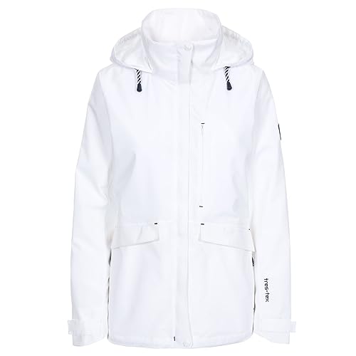 Trespass Damen Voyage wasserdichte Regenjacke mit verdeckter Kapuze von Trespass