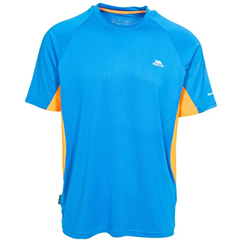 Trespass Herren Schnelltrocknendes Stretch T-shirt Brewly, Bright Blue, XS, MATOTSN10003_BBLXS von Trespass