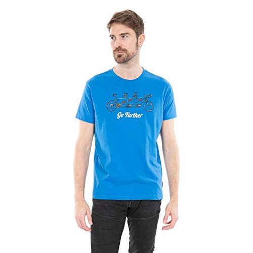 Trespass Herren Hanks II Kurzärmeliges T-Shirt, Blau, XS von Trespass