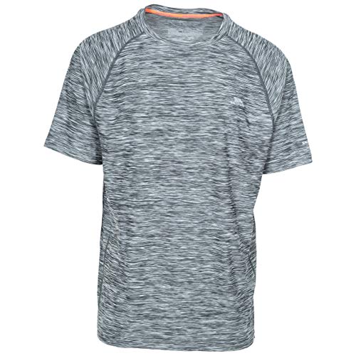 Trespass Herren Schnelltrocknendes T-shirt Gaffney, Carbon Marl, L, MATOTSN10001_CMAL von Trespass