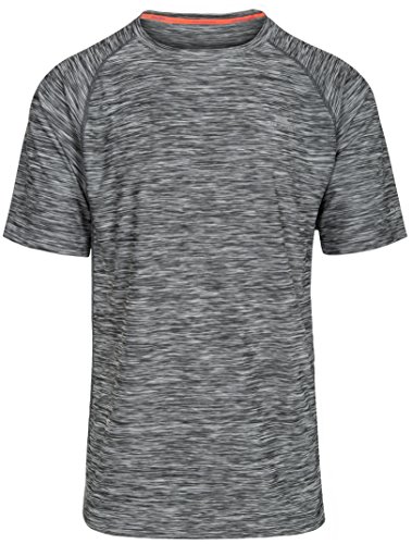 Trespass Herren Schnelltrocknendes T-shirt Gaffney, Carbon Marl, XL, MATOTSN10001_CMAXL von Trespass