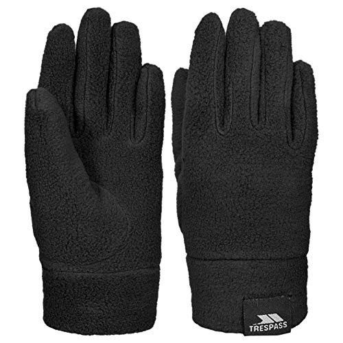 Trespass Unisex Kinder LALA II 1 x Fleece-Handschuh, Schwarz, Size 8/10 von Trespass