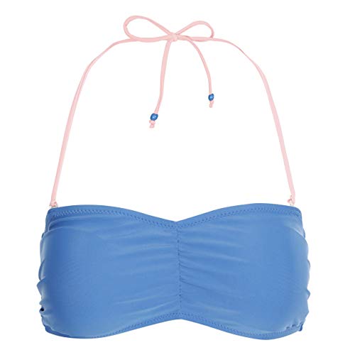 Trespass Linear, Harbour Stripe, XL, Bikini Top mit herausnehmbaren Polstern & abnehmbaren Trägern für Damen, X-Large, Blau von Trespass