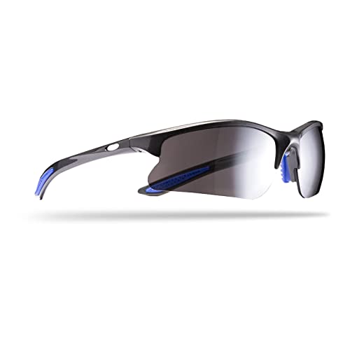Trespass Mantivu, Dark Grey, Sonnenbrille Kategorie 3 Gläser mit UV-Schutz & Brillenputztuch, Grau von Trespass