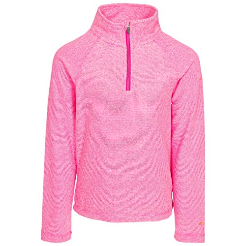 Trespass Meadows Kinder-Pullover aus leichtem Fleece mit Reißverschluss, Pink Lady von Trespass