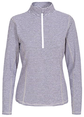 Trespass Overjoy, Navy Marl, XXS, Schnelltrocknendes Langärmliges Sportoberteil für Damen, XX-Small / 2XS / 2X-Small, Blau von Trespass