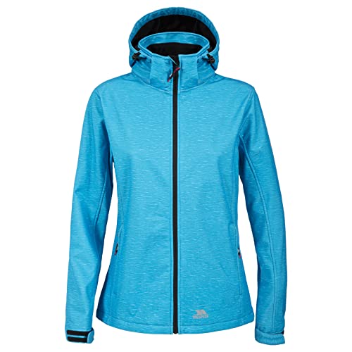 Trespass Paulina, Bermuda Marl, XXS, Wasserdichte Softshelljacke für Damen, XX-Small / 2XS / 2X-Small, Blau von Trespass