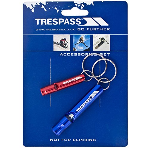 Trespass Pfeifen Schlüsselanhänger Set Blow X, Assorted, One Size, UUACMIK30014_ASSEACH von Trespass