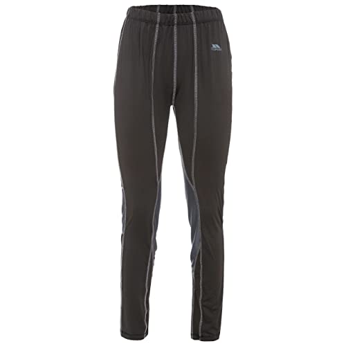 Trespass Redeem, Black X, S, Schnelltrocknende Baselayer Hose für Damen, Small, Schwarz von Trespass