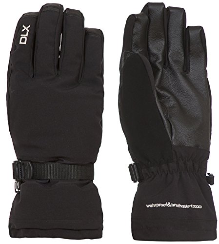 Trespass Spectre Warme Gepolsterte Wasserdichte DLX Handschuhe mit Handflächen aus Leder für Damen und Herren / Unisex von Trespass