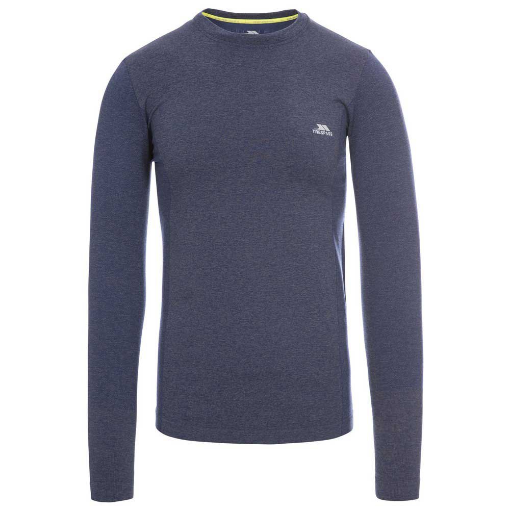 Trespass Timo Long Sleeve T-shirt Blau M Mann von Trespass