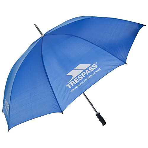 Trespass Umbrella, Blue, Großer Regenschirm mit Schutzhülle, Blau von Trespass