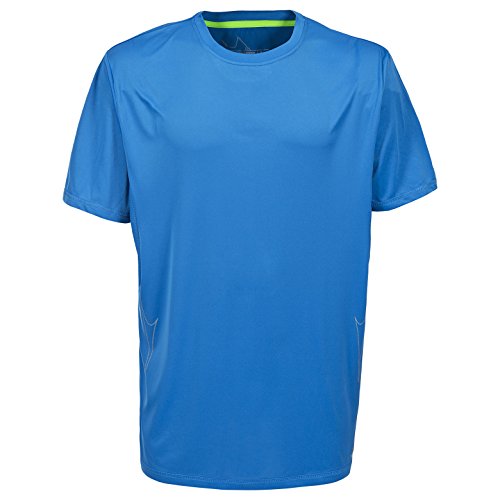 Trespass Uri, Bright Blue, XXL, Schnelltrocknendes Sport T-Shirt für Herren, XX-Large / 2XL / 2X-Large, Blau von Trespass