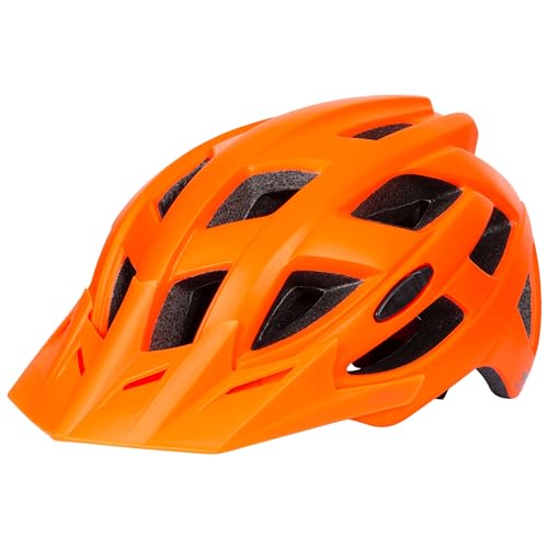 Trespass Zprokit-Erwachsene Cycle Helmet, Neon Red X, M von Trespass